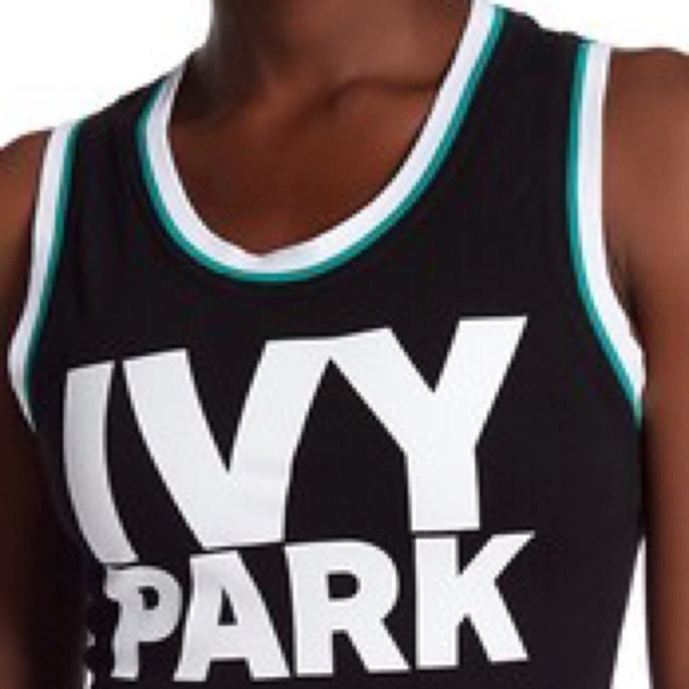 Ivy Park Stripe Trim Logo Bodysuit - Picture 3 of 8